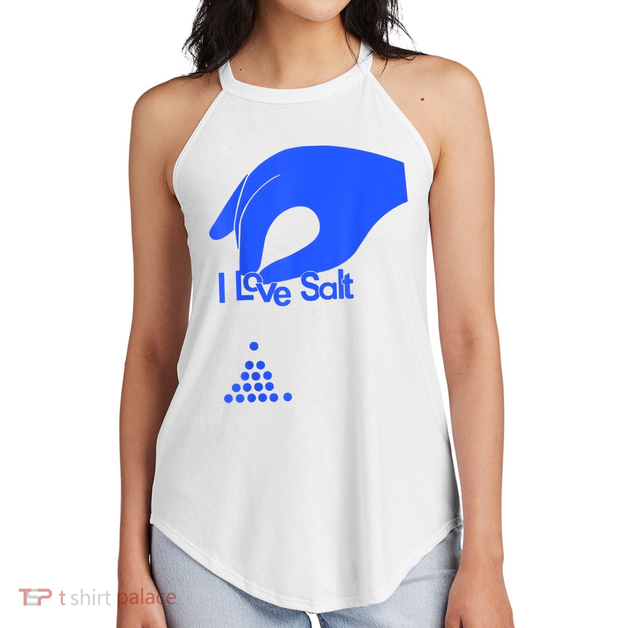 I Love Salt Tee Women's Perfect Tri Rocker Tank