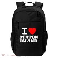 I Love Staten Island Backpack thumb 0