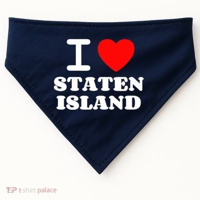 I Love Staten Island USA-Made Doggie Bandana