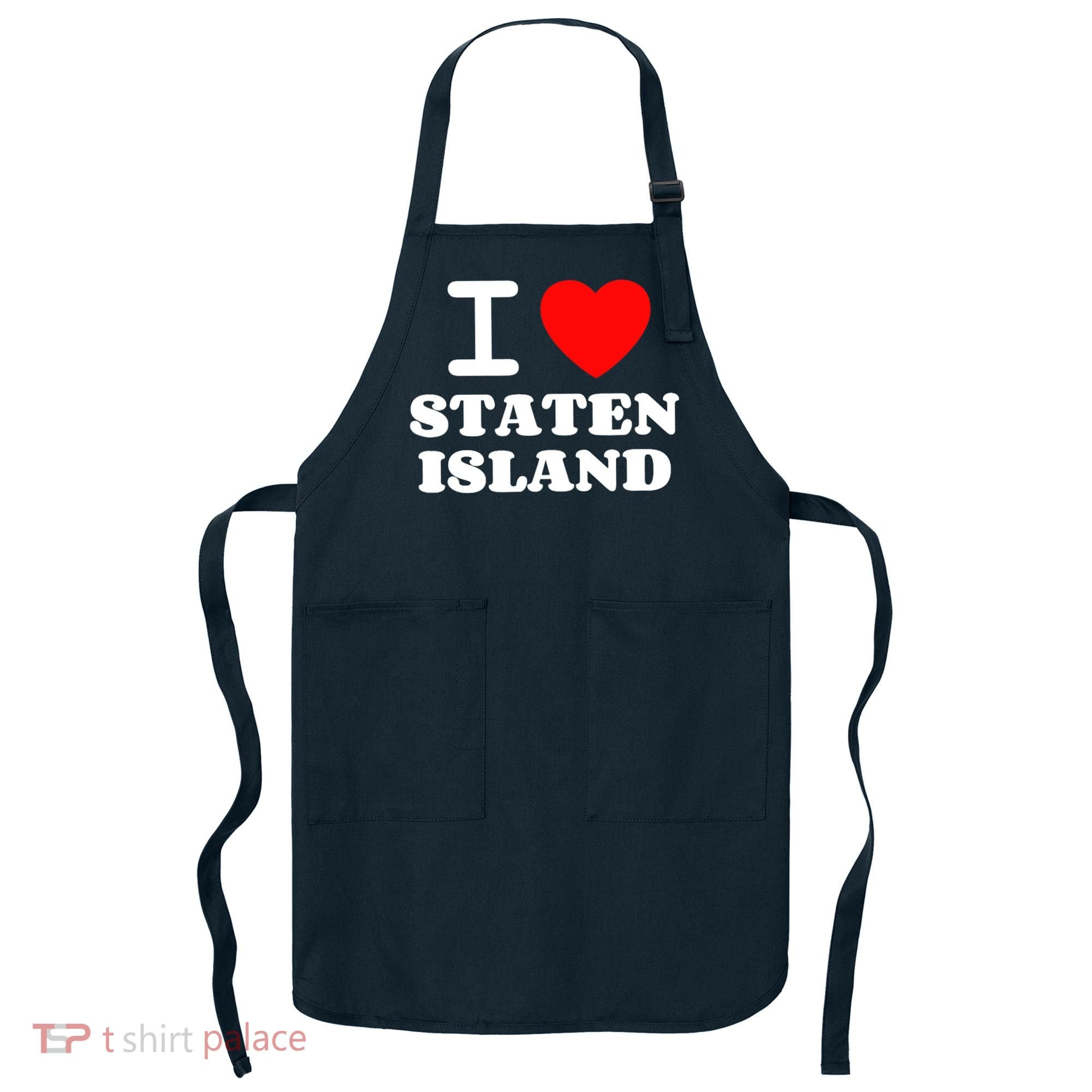 I Love Staten Island Apron