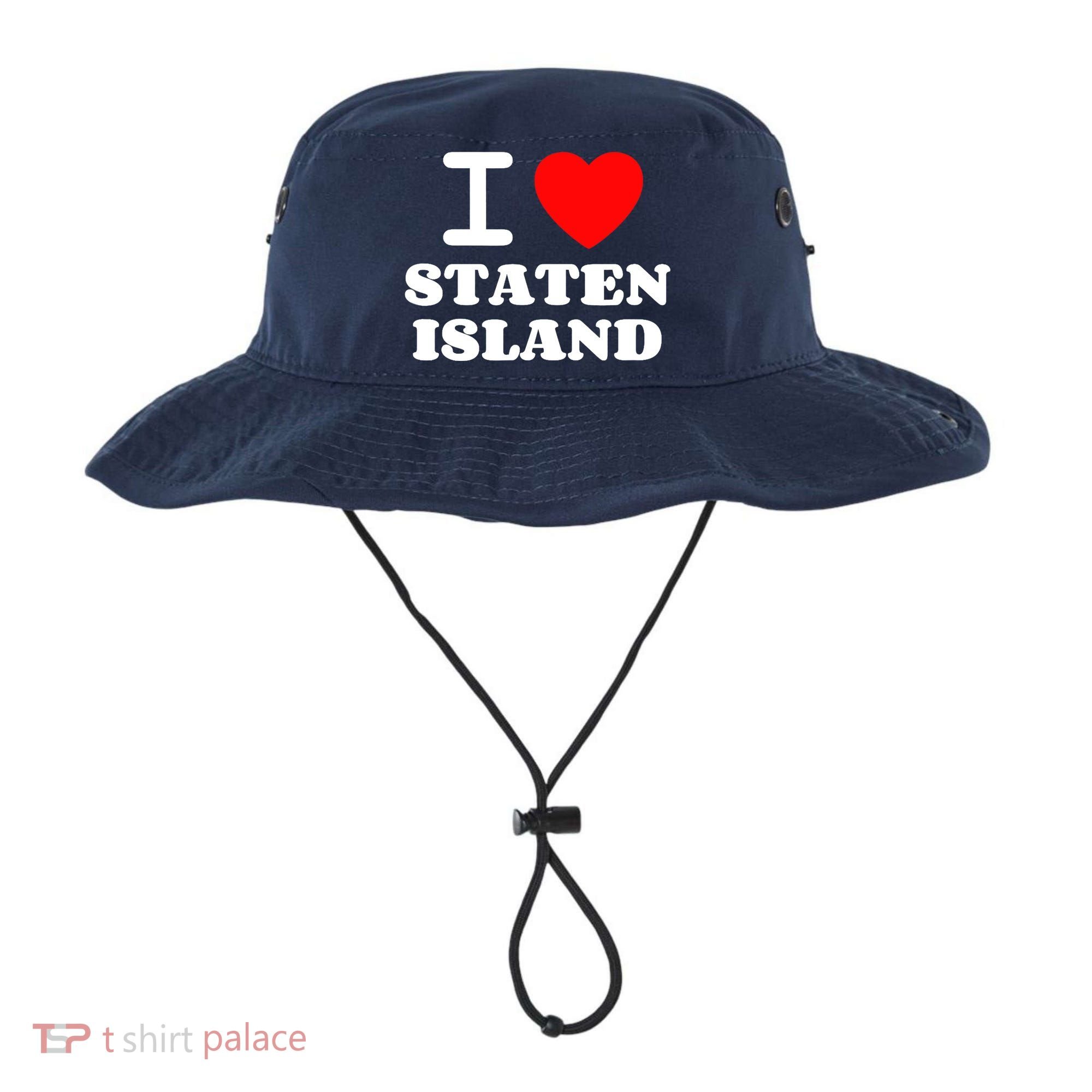 I Love Staten Island Bucket Hat