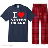 I Love Staten Island Pajama Set thumb 0
