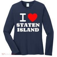 I Love Staten Island Women's Long Sleeve Shirt thumb 0