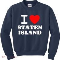 I Love Staten Island Kids Sweatshirt thumb 0