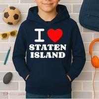 I Love Staten Island Kids Hoodie thumb 2