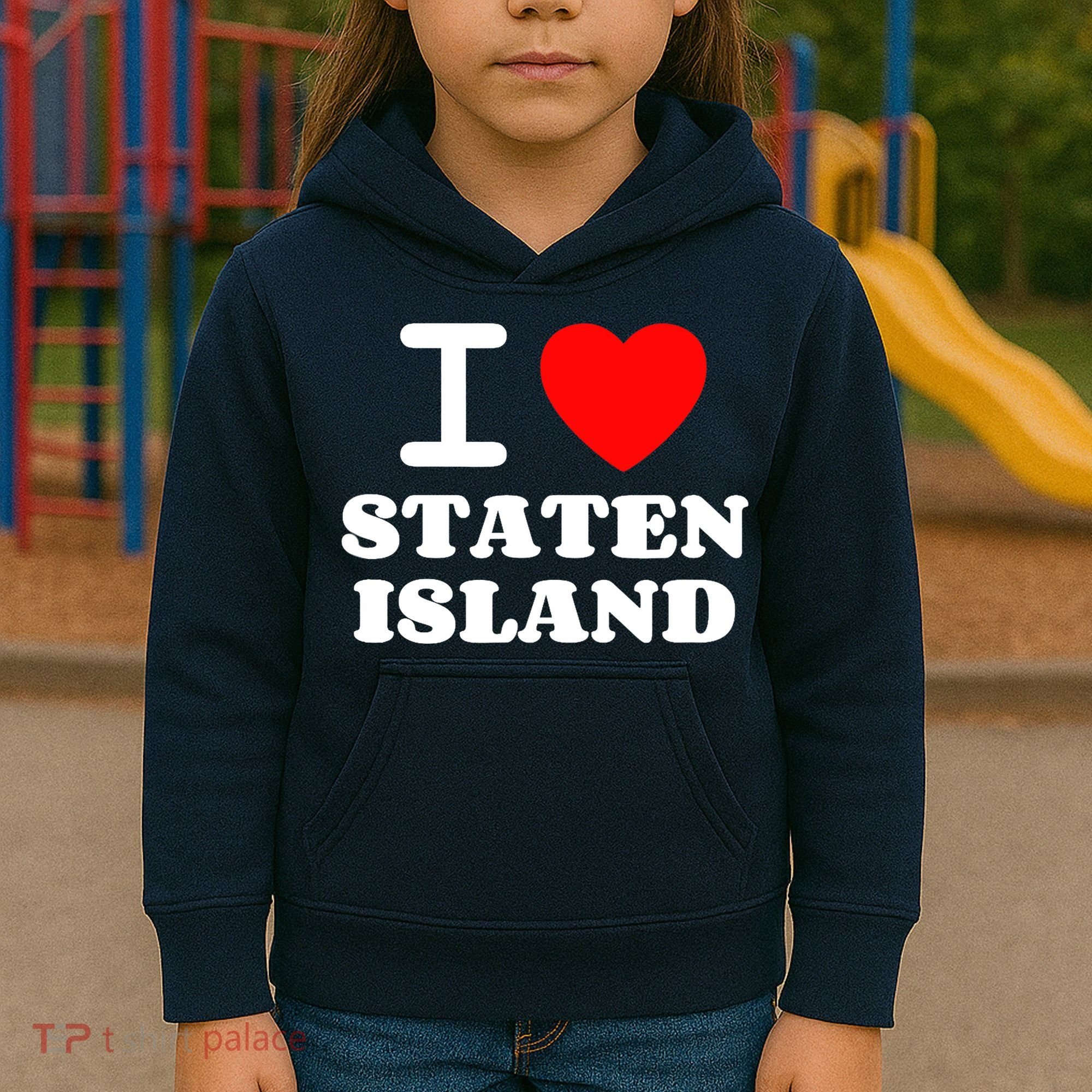 I Love Staten Island Kids Hoodie
