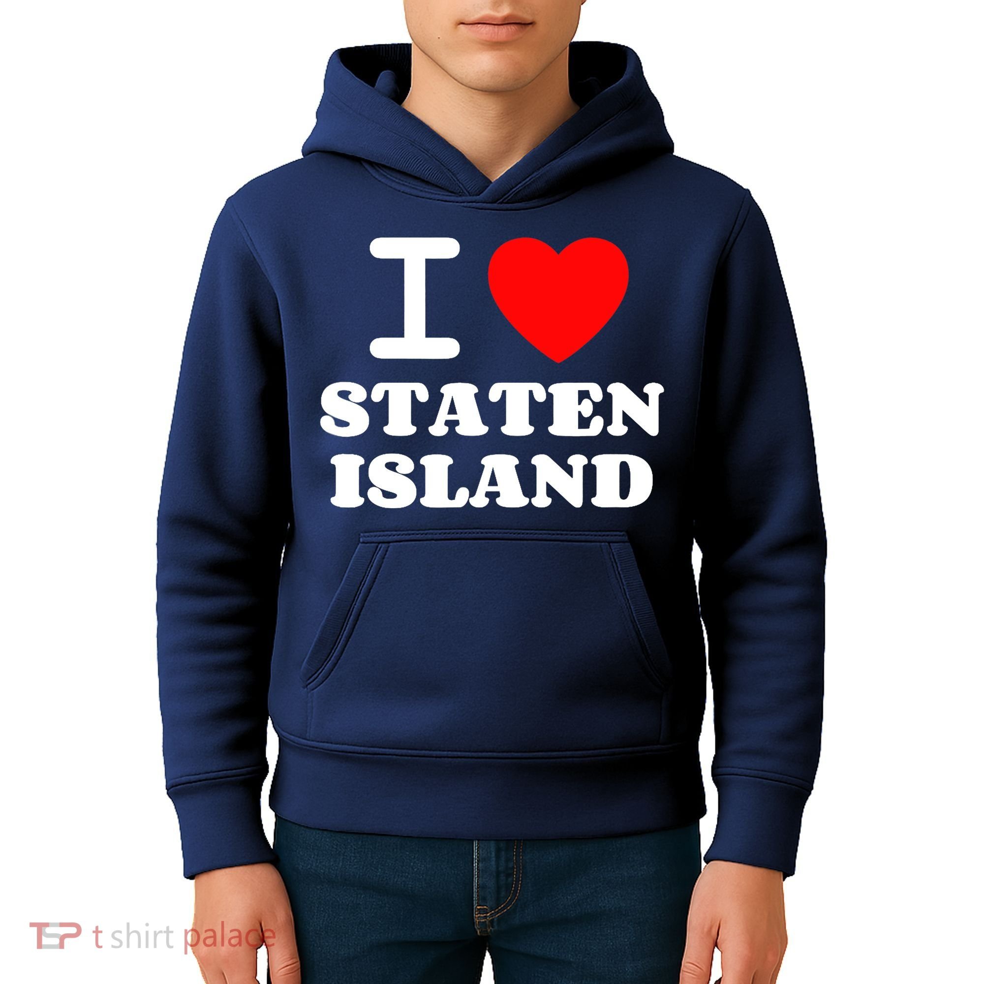 I Love Staten Island Kids Hoodie