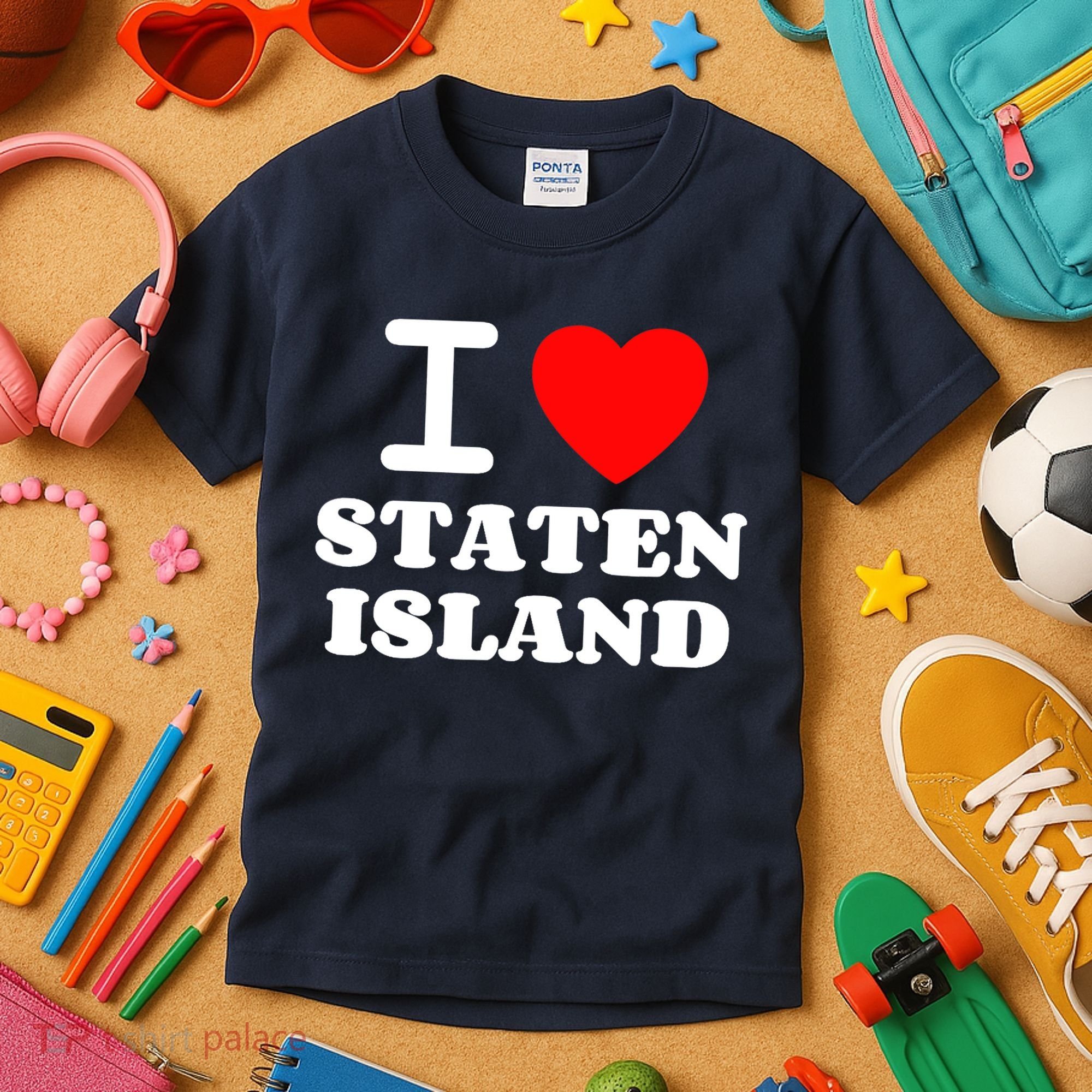 I Love Staten Island Kids T-Shirt