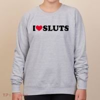 I Love Sluts I Heart Sluts Baby Women's Sweatshirt thumb 0