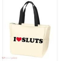 I Love Sluts I Heart Sluts Baby Tote Bag thumb 3