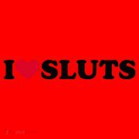 I Love Sluts I Heart Sluts Baby Santa Hat thumb 1