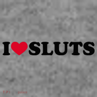 I Love Sluts I Heart Sluts Baby Toddler Hoodie thumb 2
