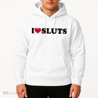I Love Sluts I Heart Sluts Baby Hoodie thumb 2