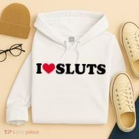 I Love Sluts I Heart Sluts Baby Hoodie thumb 4