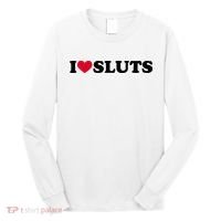 I Love Sluts I Heart Sluts Baby Long Sleeve Shirt thumb 0