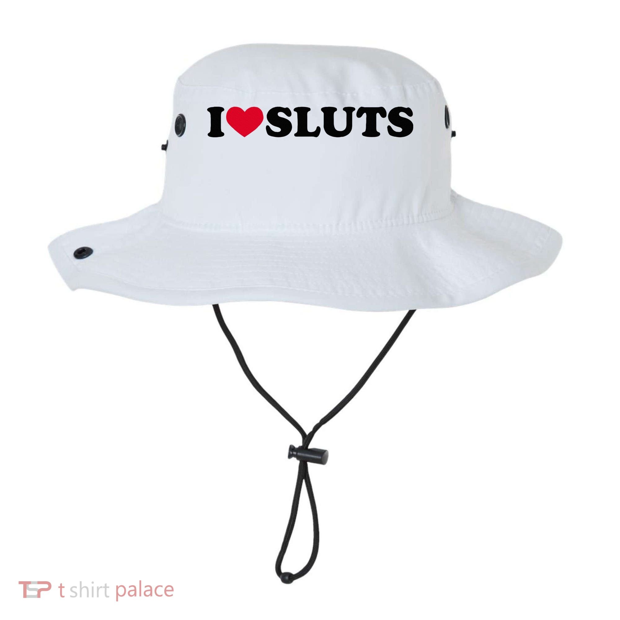 I Love Sluts I Heart Sluts Baby Bucket Hat