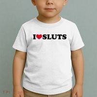 I Love Sluts I Heart Sluts Baby Toddler T-Shirt thumb 2