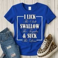 I Lick Salt Swallow Tequila Suck Lime Cinco De Mayo Mexico Cute Gift Women's T-Shirt thumb 3