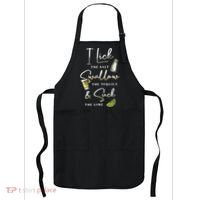 I Lick Salt Swallow Tequila Suck Lime Cinco De Mayo Mexico Apron thumb 0