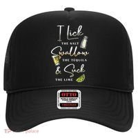 I Lick Salt Swallow Tequila Suck Lime Cinco De Mayo Mexico Hat thumb 0