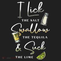 I Lick Salt Swallow Tequila Suck Lime Cinco De Mayo Mexico Golf Towel thumb 3