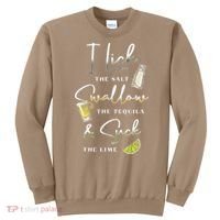 I Lick Salt Swallow Tequila Suck Lime Cinco De Mayo Mexico Sweatshirt thumb 0