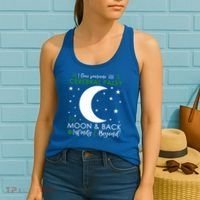 I Love Someone To The Moon And Back Cerebral Palsy Awareness Gift Women's Tank Top thumb 2