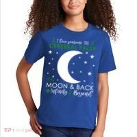 I Love Someone To The Moon And Back Cerebral Palsy Awareness Gift Kids T-Shirt thumb 2