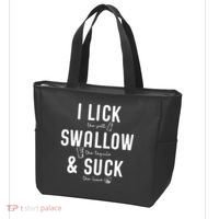 I LICK SWALLOW & SUCK Meme Cinco De Mayo Fun TEQUILA Tote Bag thumb 3