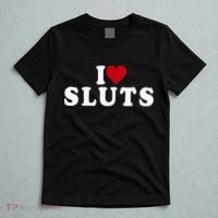 I Love Sluts Heart T-Shirt thumb 5