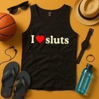I Love Sluts Tank Top thumb 4