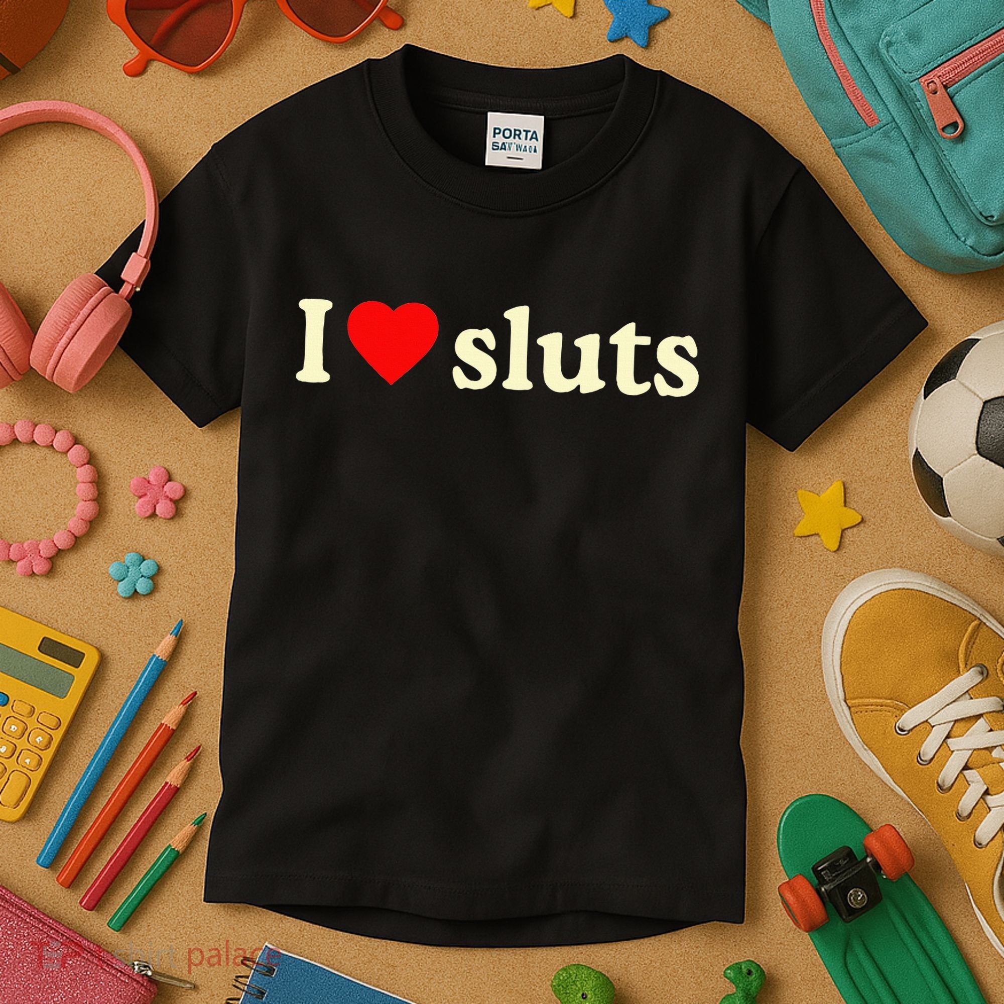 I Love Sluts Kids T-Shirt