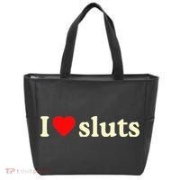 I Love Sluts Tote Bag thumb 0