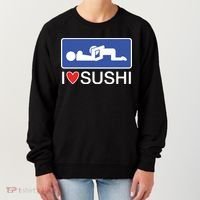 I Love Sushi Adult Women's Sweatshirt thumb 0