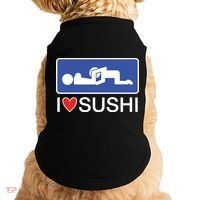 I Love Sushi Adult Doggie Tank thumb 0