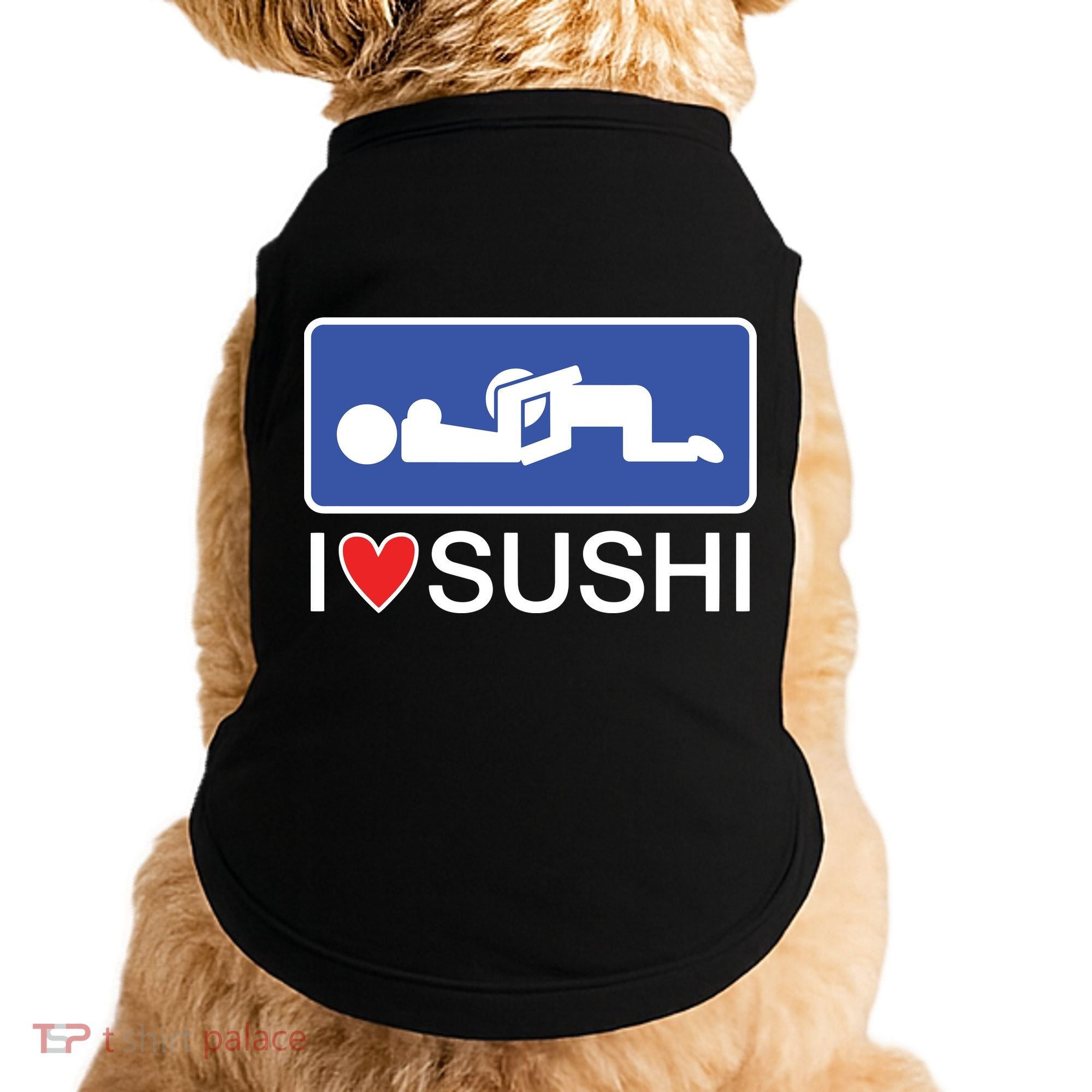 I Love Sushi Adult Doggie Tank