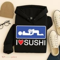 I Love Sushi Adult Hoodie thumb 4