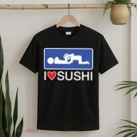 I Love Sushi Adult T-Shirt thumb 2