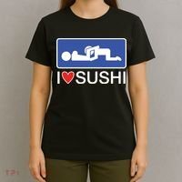 I Love Sushi Adult T-Shirt thumb 4