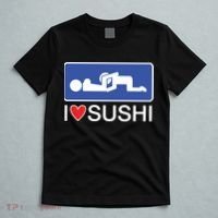 I Love Sushi Adult T-Shirt thumb 5