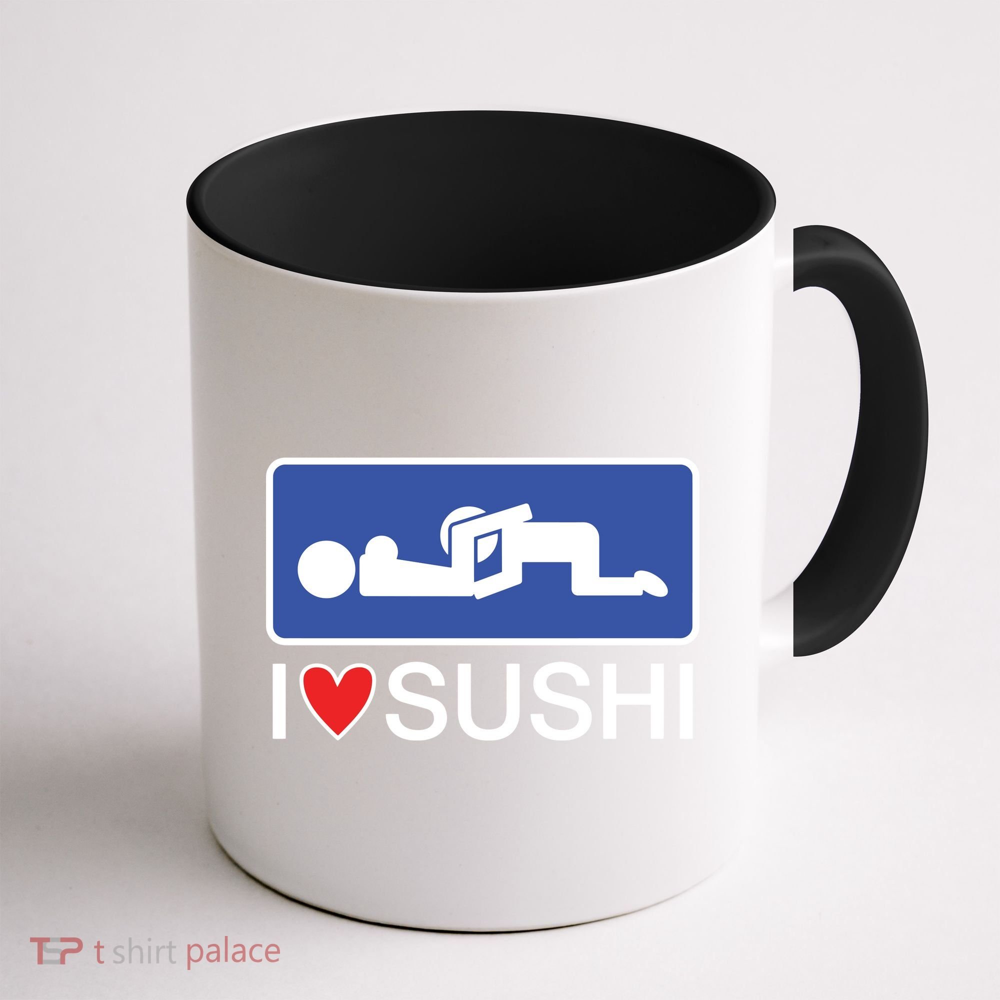I Love Sushi Adult Coffee Mug