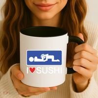 I Love Sushi Adult Coffee Mug thumb 3
