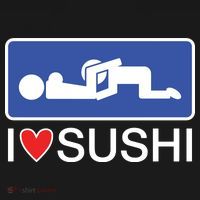 I Love Sushi Adult Coaster thumb 2