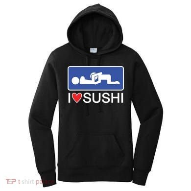 I Love Sushi Adult Women's Hoodie