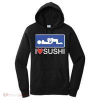 I Love Sushi Adult Women's Hoodie thumb 0