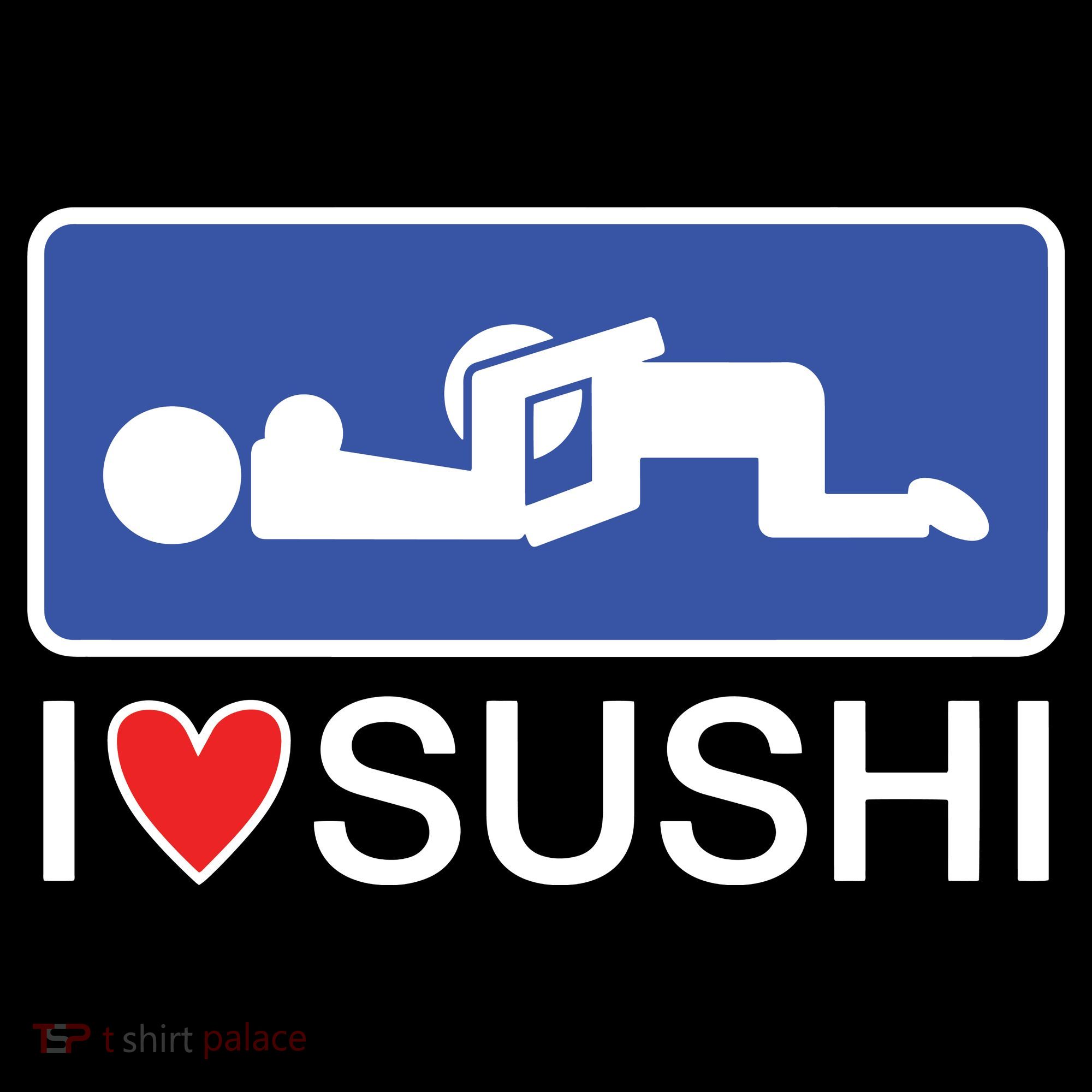 I Love Sushi Adult Women's Hoodie