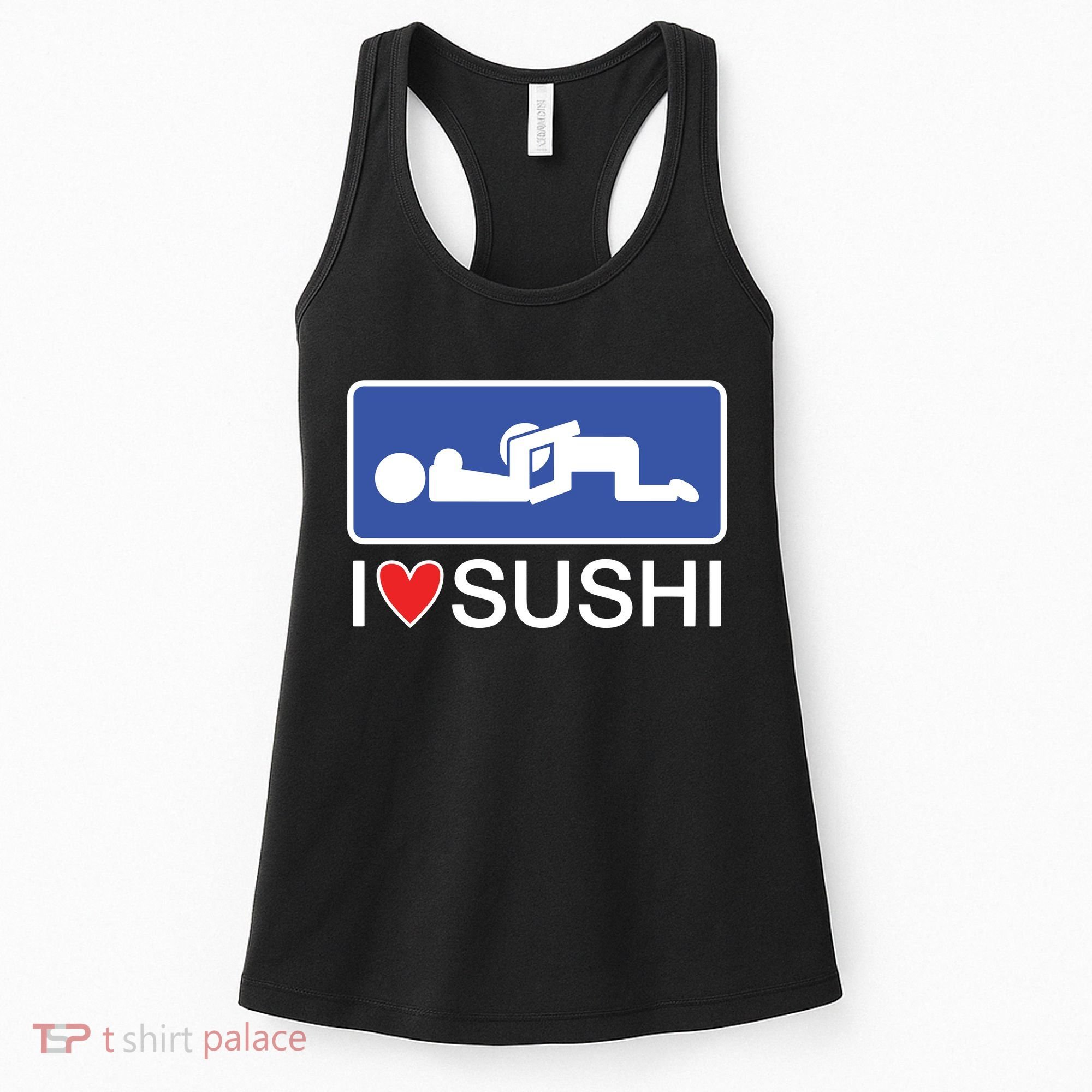 I Love Sushi Adult Women's Tank Top