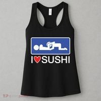 I Love Sushi Adult Women's Tank Top thumb 3