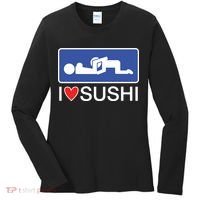 I Love Sushi Adult Women's Long Sleeve Shirt thumb 0