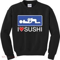 I Love Sushi Adult Kids Sweatshirt thumb 0